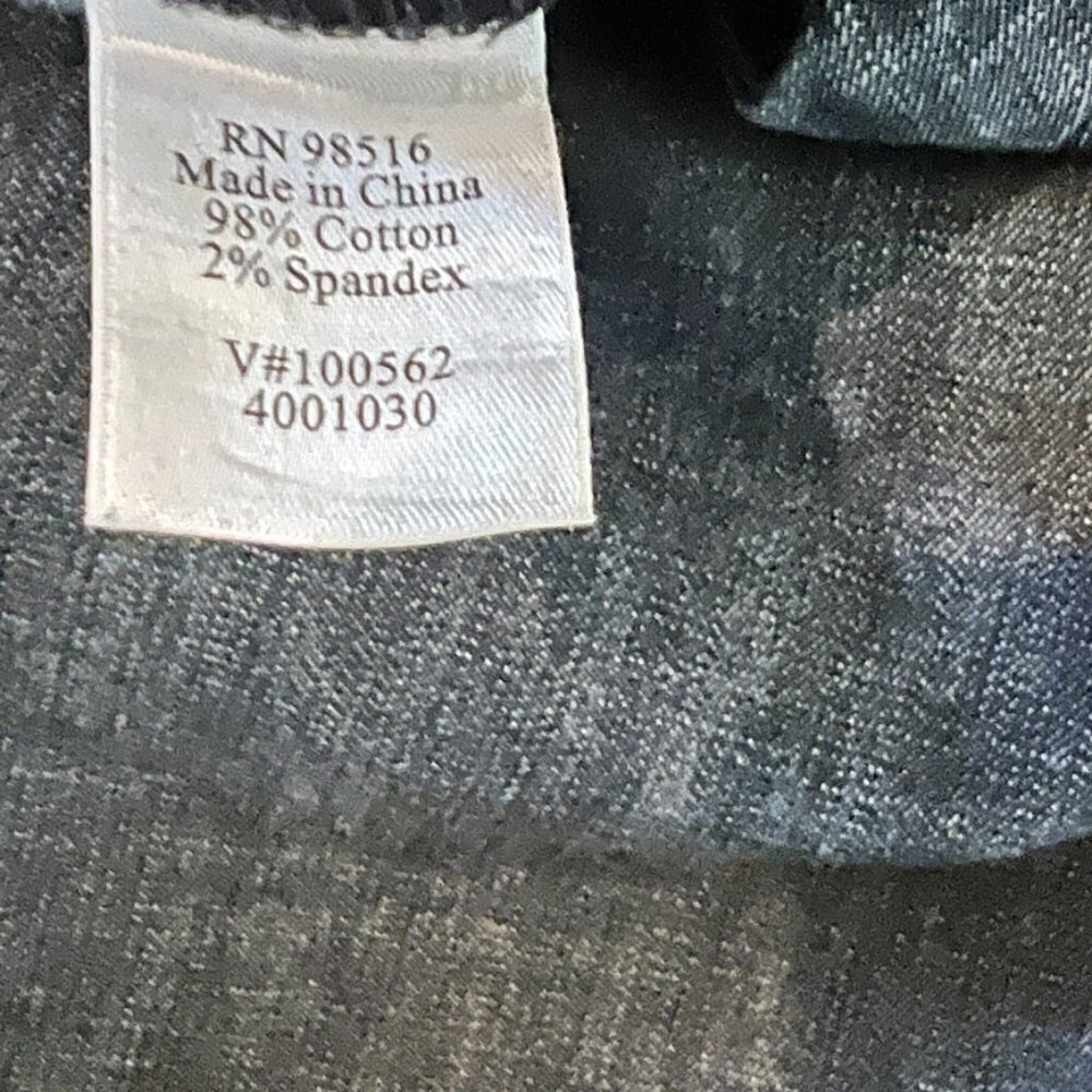 Coldwater Creek Crop Capri Dress Denim Pants, 20W - Picture 4 of 4